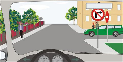 Řidič vozidla z výhledu
